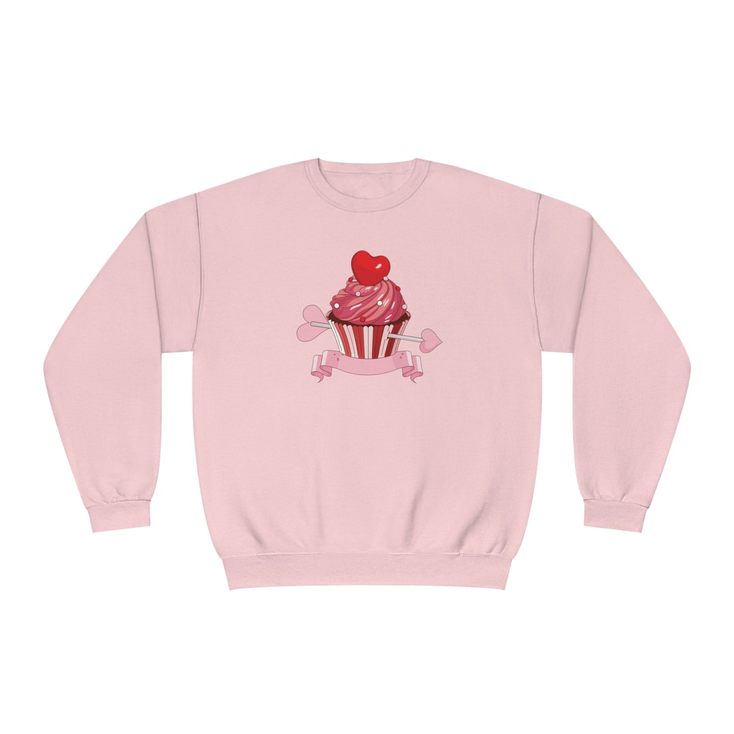 Unisex Valentines CupCake Sweatshirt Printify