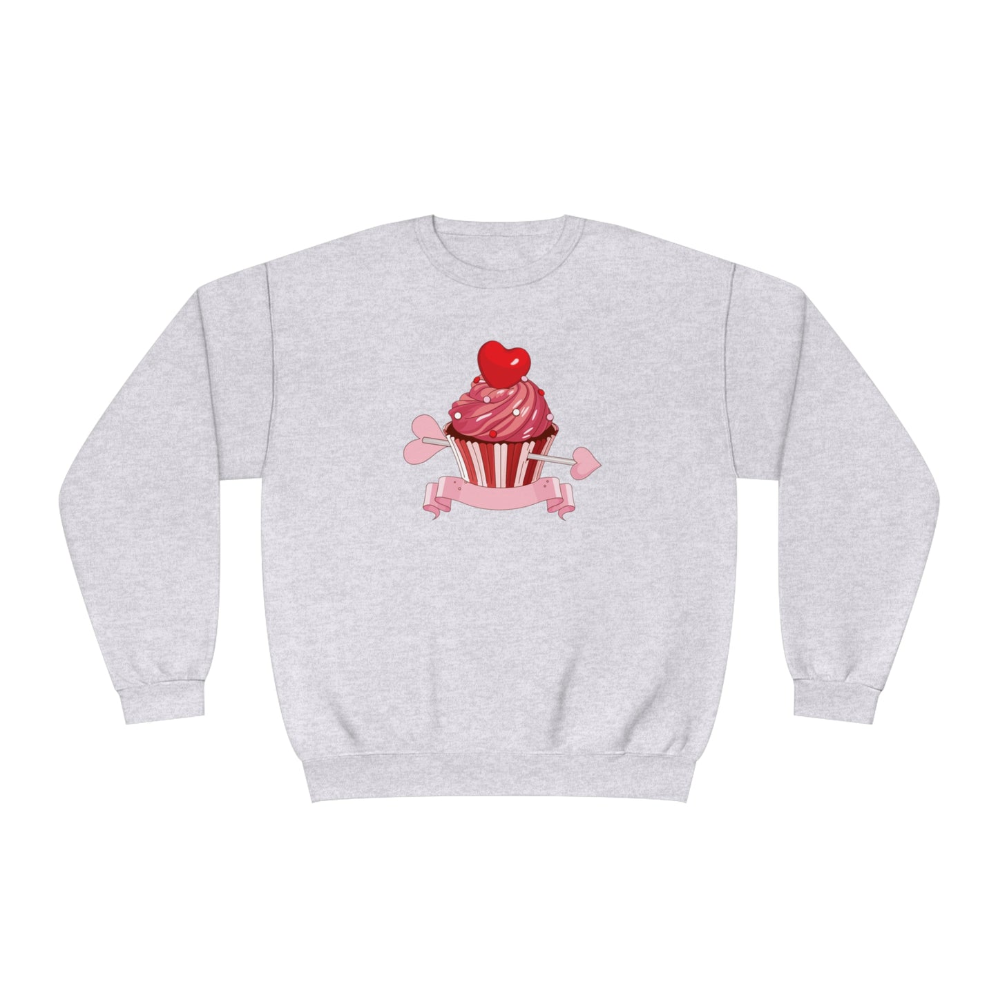 Unisex Valentines CupCake Sweatshirt Printify