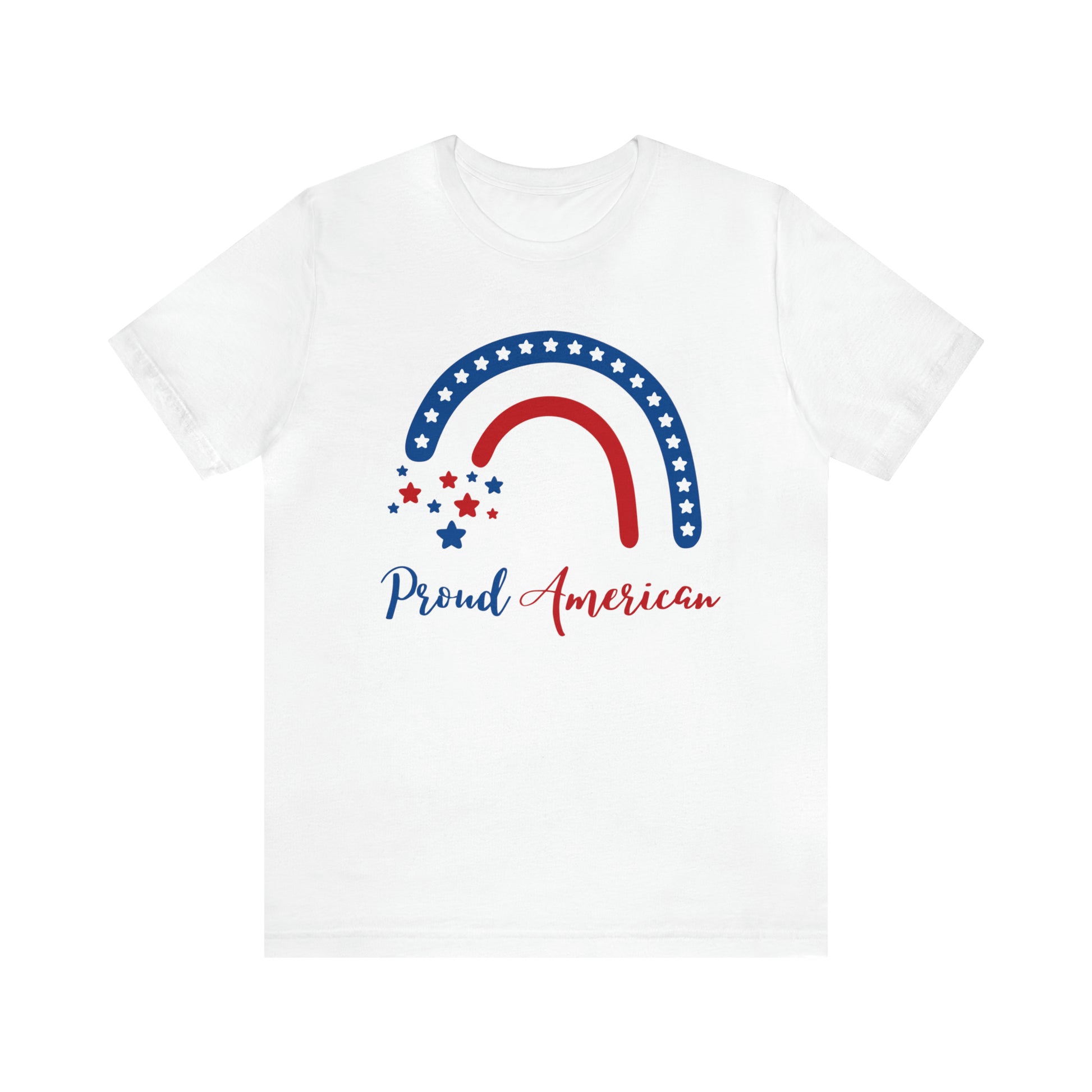 Proud American T shirt, July 4 shirt, USA Rainbow shirt, Fourth Of July Shirt, Independence Day Shirts Printify