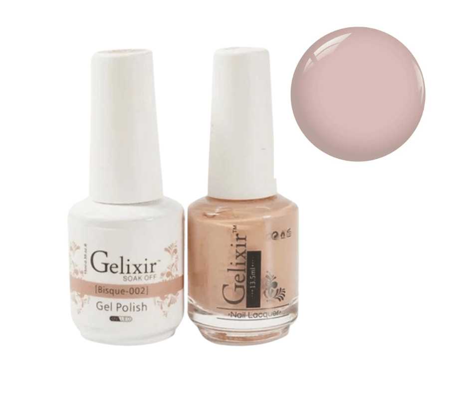 Gelixir Gel Polish & Nail Lacquer Duo - Bisque 002 Gelixir