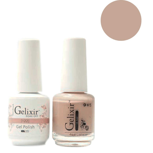 Gelixir Gel Polish & Nail Lacquer Duo - #122 Gelixir