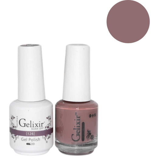 Gelixir Gel Polish & Nail Lacquer Duo - #126 Gelixir