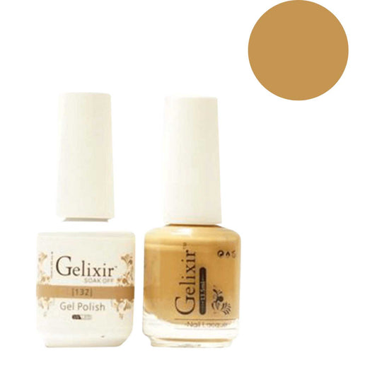 Gelixir Gel Polish & Nail Lacquer Duo - #132 Gelixir