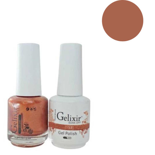 Gelixir Gel Polish & Nail Lacquer Duo - #153 Gelixir