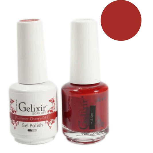 Gelixir Gel Polish & Nail Lacquer Duo Blood Mary - #47 Gelixir