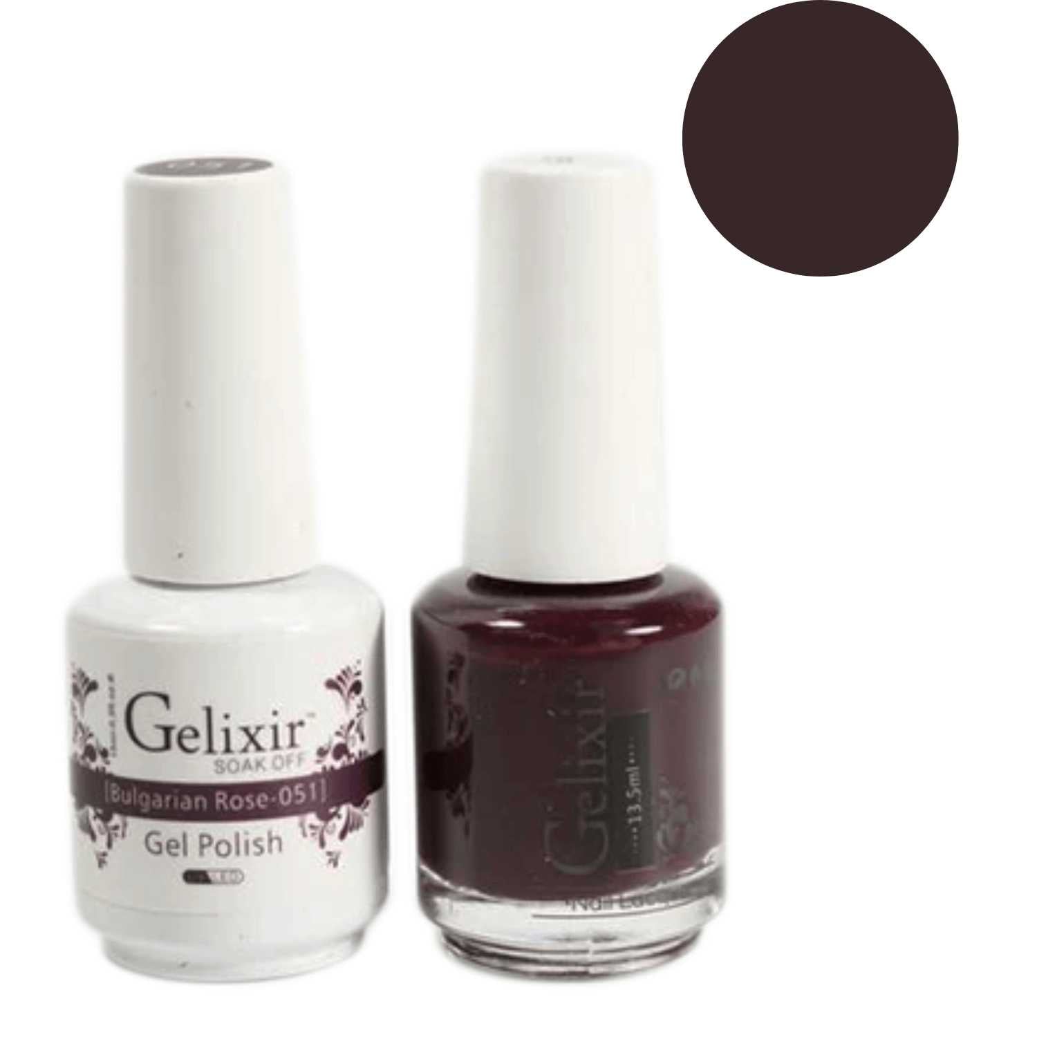 Gelixir Gel Polish & Nail Lacquer Duo Bulgarian Rose - #51 Gelixir