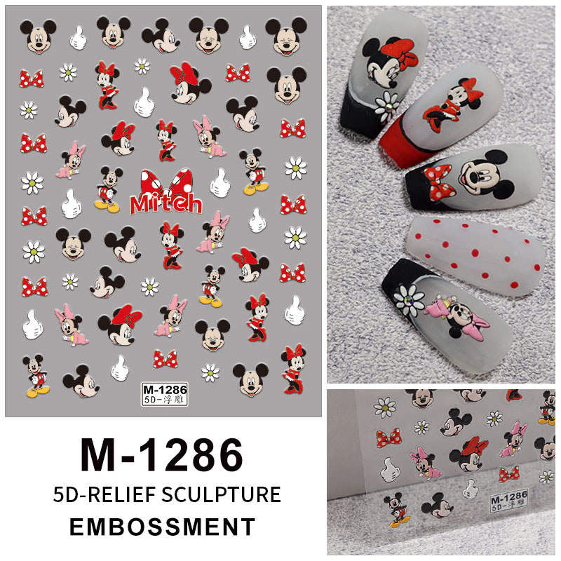 Nail Sticker 5D Mickey Mouse M1286 Beyond Beauty Page