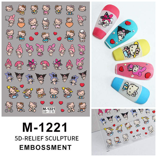 Nail Sticker 5D Cartoon M1221 Beyond Beauty Page