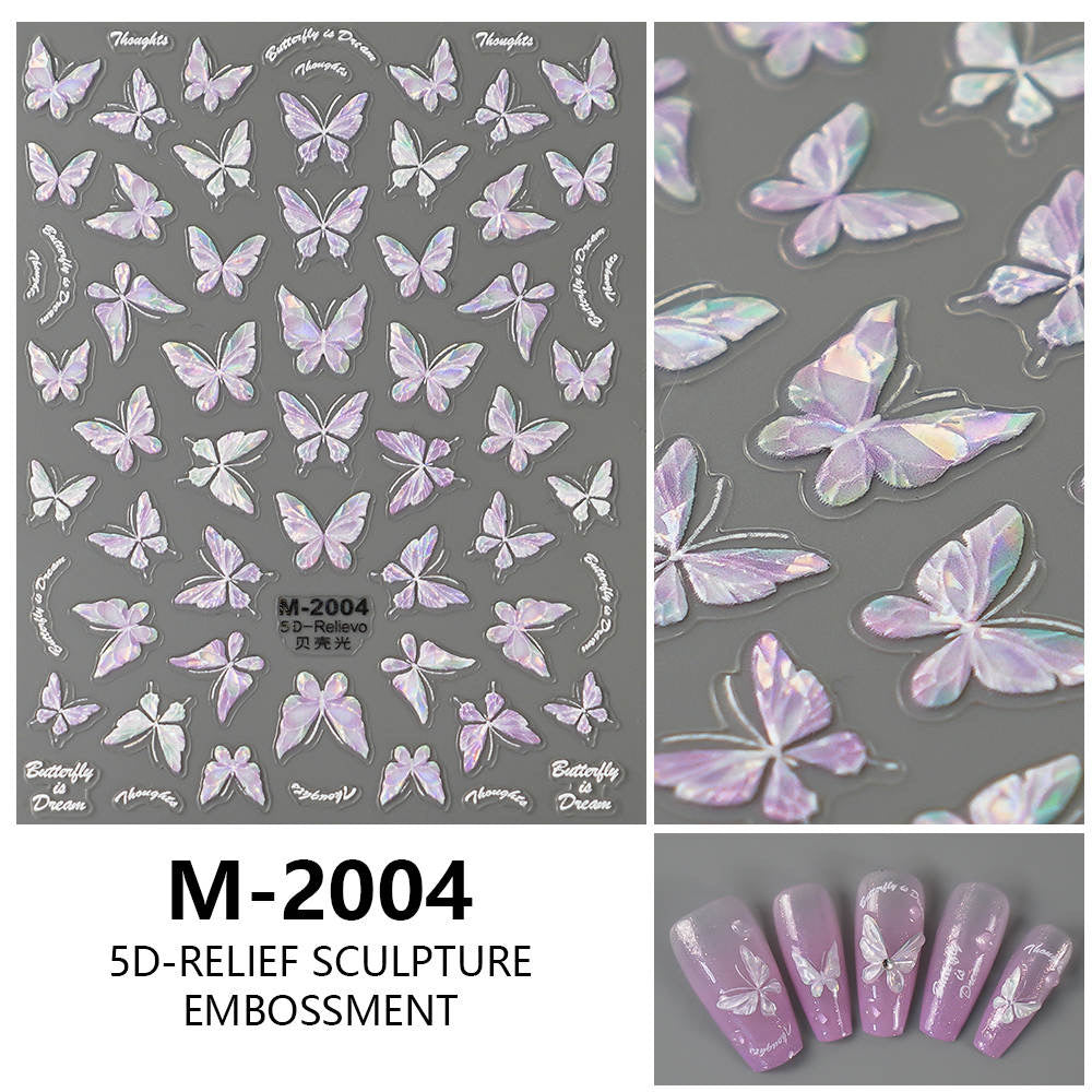 Nail Sticker 5D Butterfly M2004 Beyond Beauty Page