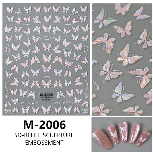 Nail Sticker 5D Butterfly M2006 Beyond Beauty Page