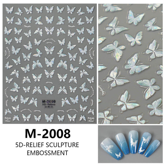 Nail Sticker 5D Butterfly M2008 Beyond Beauty Page