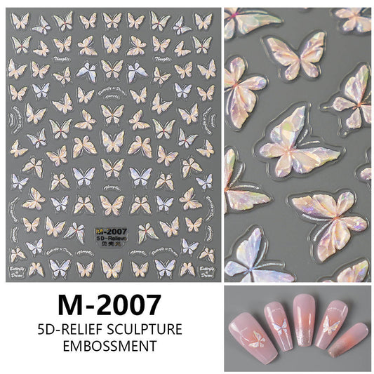 Nail Sticker 5D Butterfly M2007 Beyond Beauty Page