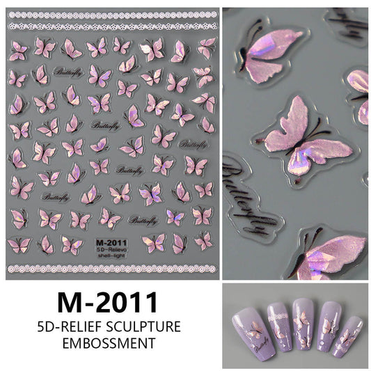 Nail Sticker 5D Butterfly M2011 Beyond Beauty Page