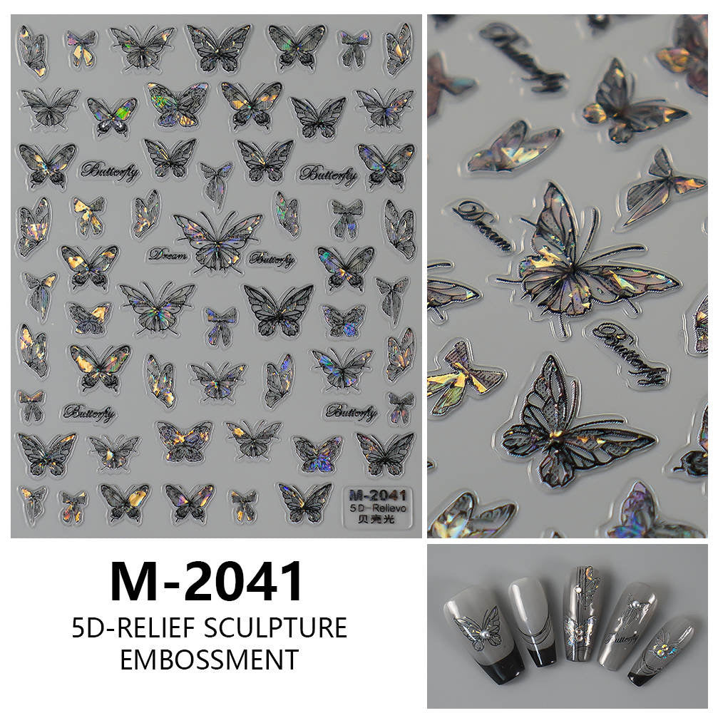 Nail Sticker 5D Butterfly M2041 Beyond Beauty Page