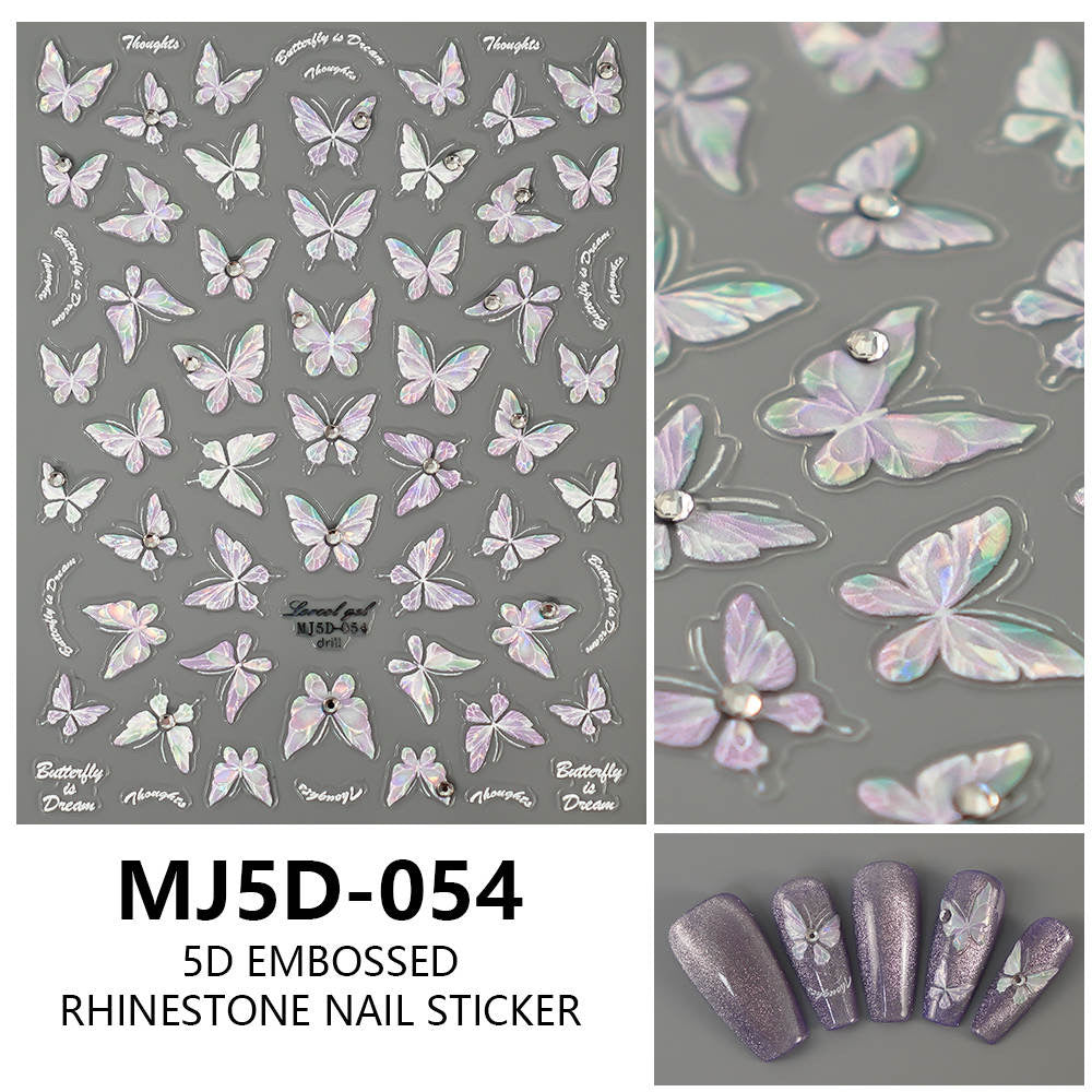 Nail Sticker 5D Butterfly MG5D054 Beyond Beauty Page