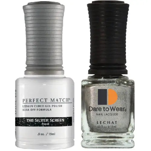 Lechat Perfect Match Gel Nail Polish - The Silver Screen 0.5 oz - #PMS80 LeChat