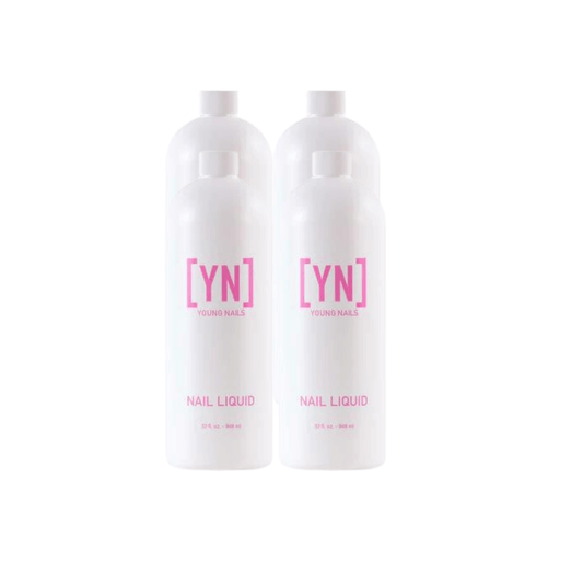 Young Nails Liquid Monomer 32 oz ( 4 Bottles/Case) Young Nails