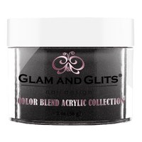 Glam & Glits Acrylic Powder Color Blend Black Mail 2 oz - Bl3048 Glam & Glits