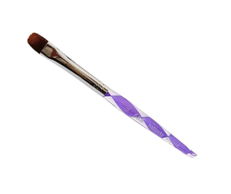 666 French Brush Purple Spiral Size 12 Kolinsky