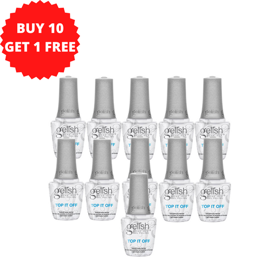 Gelish Soak Off Top It Off 0.5 oz - #1310003 BUY 10 GET 1 FREE Gelish