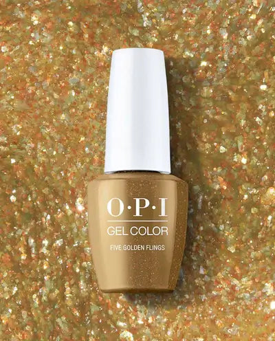 OPI Gel Polish - Five Golden Flings 0.5 oz - #HPQ02 OPI