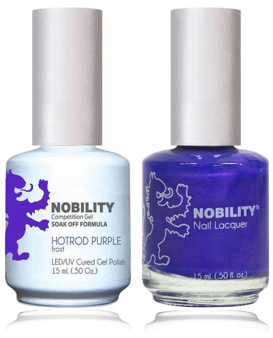 Lechat Nobility Gel Polish & Nail Lacquer - Hotrod Purple 0.5 oz - #NBCS041 Nobility